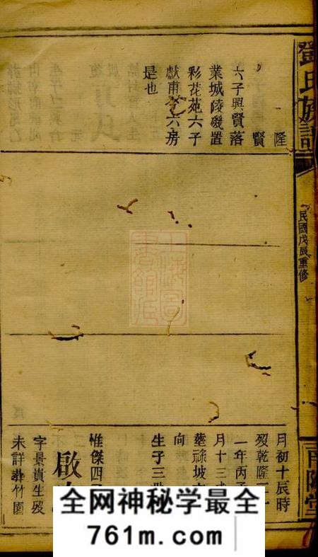 南阳堂邓氏族谱