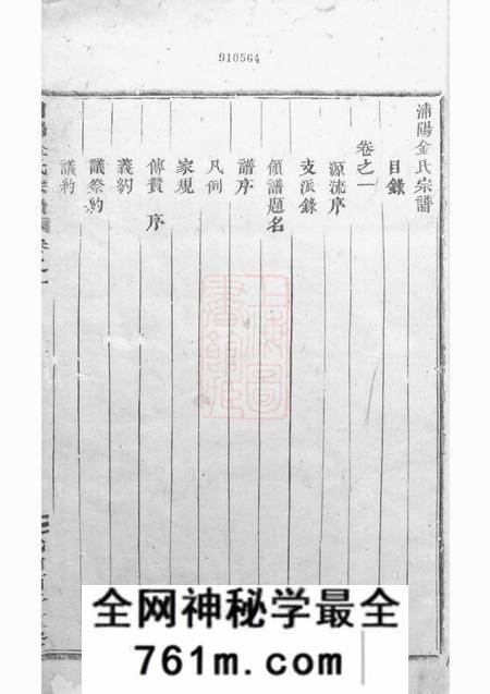 浦阳浦阳金氏宗谱