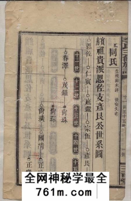 湖南三可堂李氏三修族谱