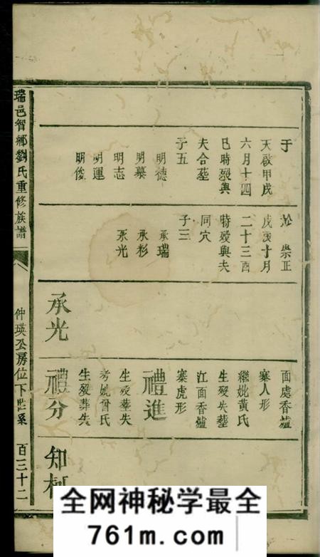 瑞金瑞邑智乡刘氏重修族谱