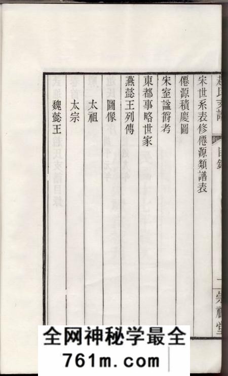 武进崇礼堂武进青山门赵氏支谱六卷首一卷