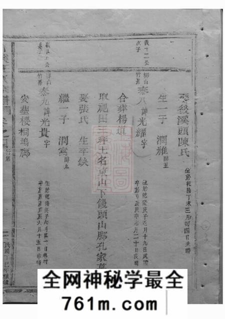 建德洋溪王氏宗谱