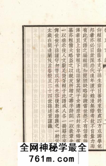 上海南关杨公镇东支谱不分卷
