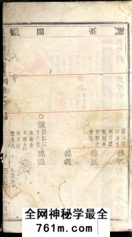 缙云五云东川徐氏宗谱