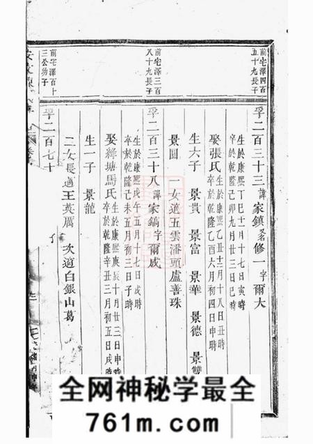 东阳安文陈氏宗谱