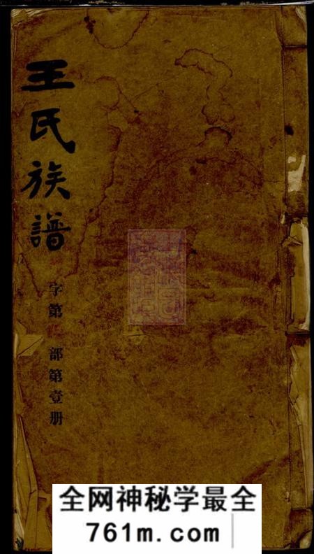 湖南安化王氏族谱九卷