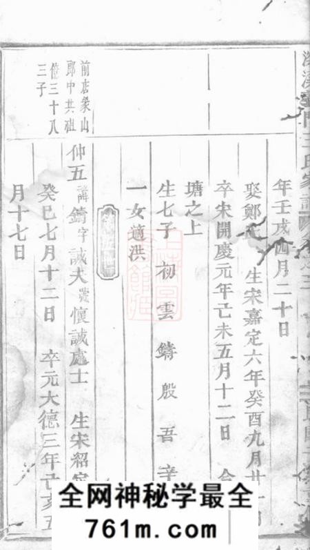 浦江深溪义门王氏家谱