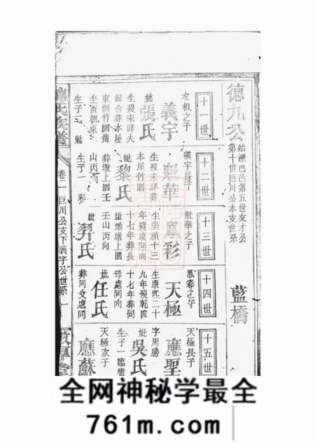 湖南岳阳敦厚堂龙氏族谱