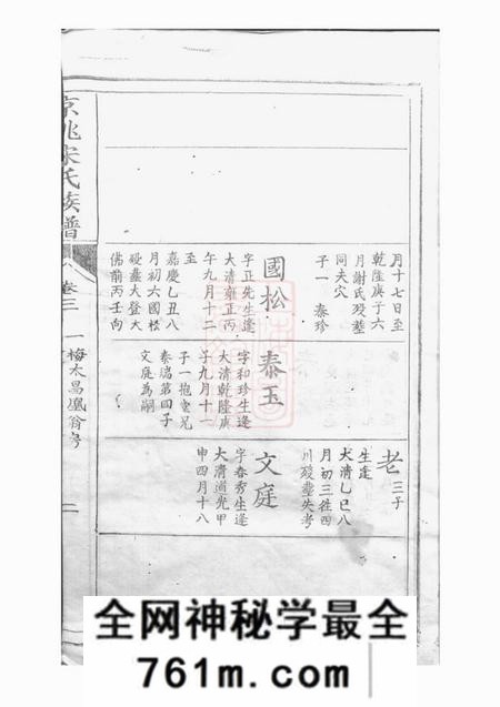 京兆京兆宋氏族谱二十八卷