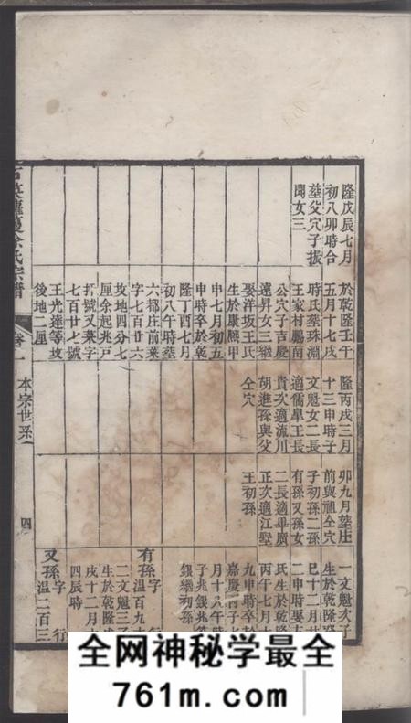 遂安石英萝蔓余氏宗谱