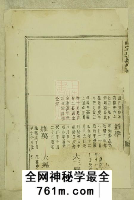 平阳中宕吴氏宗谱不分卷