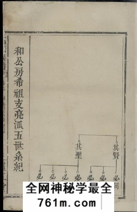 湖南常德庐江堂何氏族谱