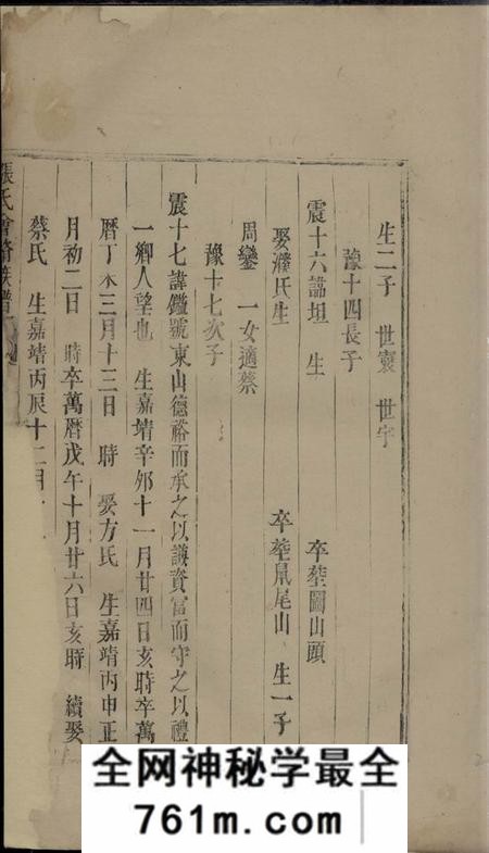 东阳等张氏会修族谱不分卷