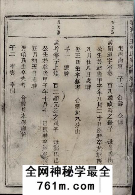 温州雅宝前王林氏宗谱