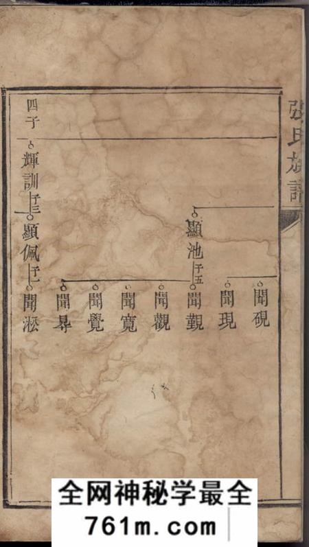 湖南张氏族谱