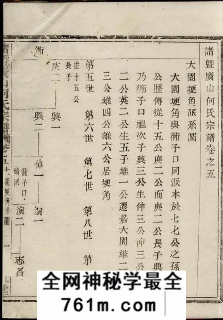诸暨敦叙堂诸暨广山何氏宗谱