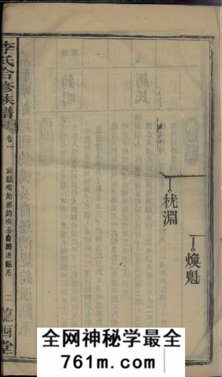 武陵陇西堂李氏合修族谱