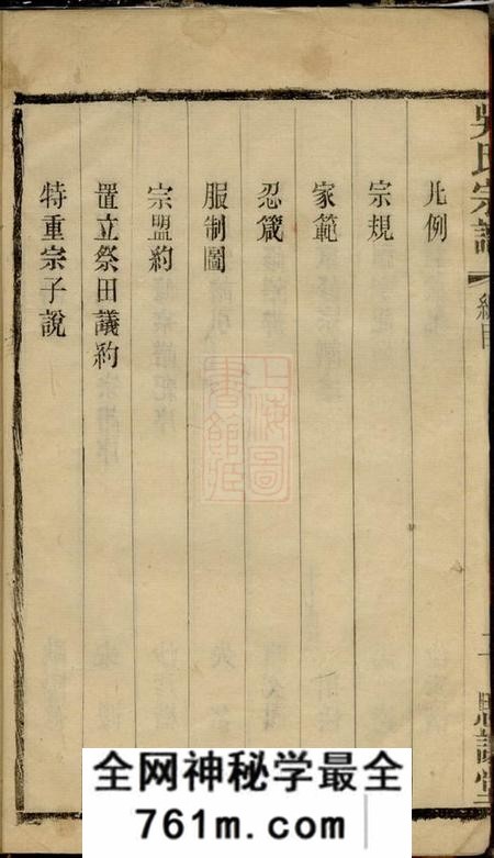 武进思让堂谭墅吴氏宗谱十六卷