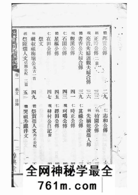 醴陵惇典堂醴南官溪刘氏续修族谱二卷