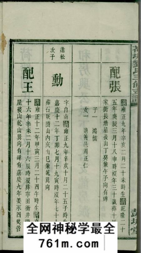 宁乡彭城堂荷塘刘氏三修支谱