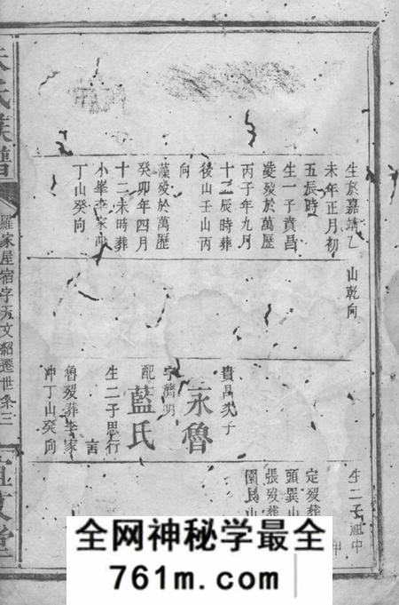 巴陵宜文堂朱氏族谱