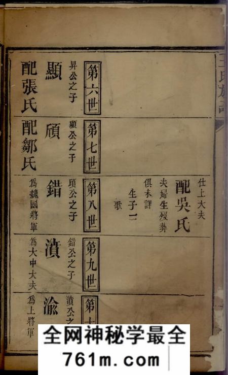 庐陵太原堂王氏族谱