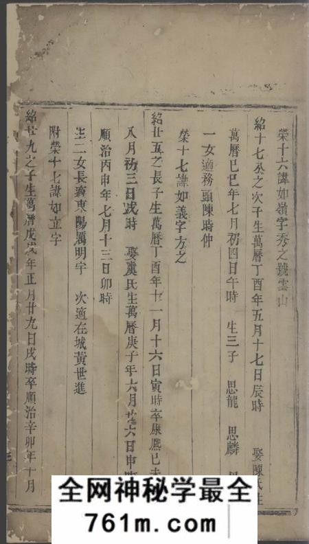 浙江重修何氏宗谱