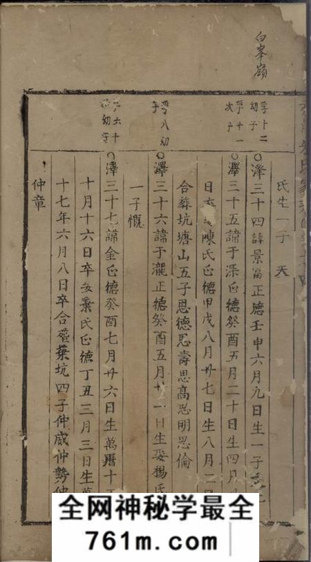 义乌赤岸朱氏家乘
