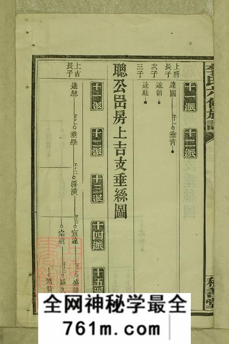 湖南积善堂李氏六修族谱