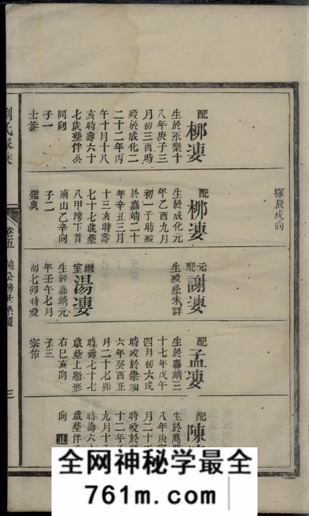 刘氏刘氏家乘