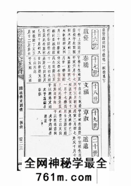 瑞金瑞金九堡灞溪钟氏七修族谱不分卷