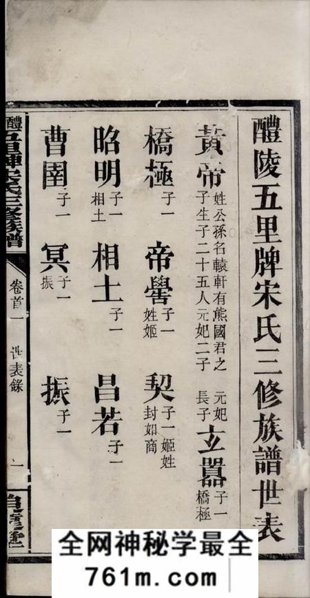 醴陵追远堂醴陵五里牌宋氏三修族谱