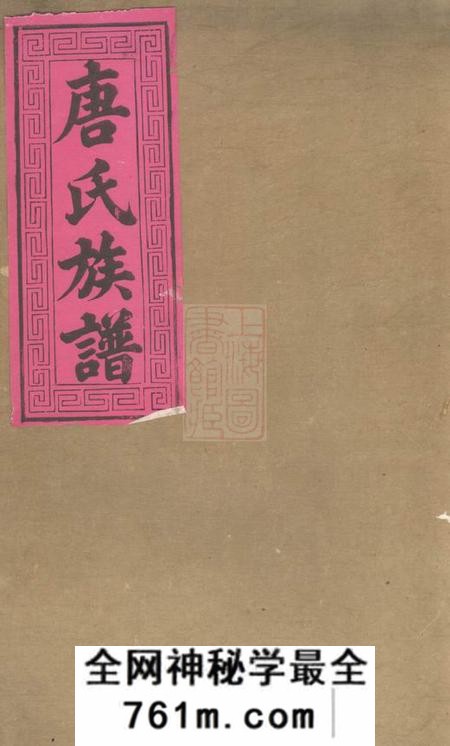 浏阳斯盛堂浏西白石唐氏族谱