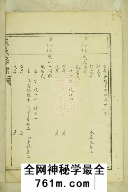 暨阳崇本堂暨阳宋氏宗谱不分卷