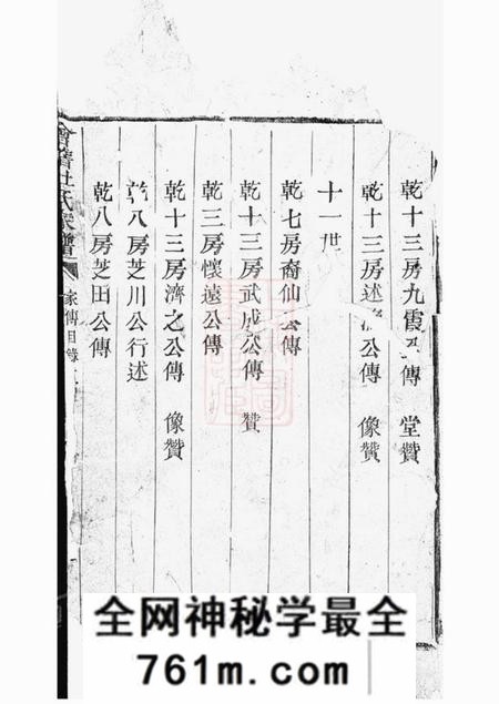 会稽永言堂会稽杜氏家谱