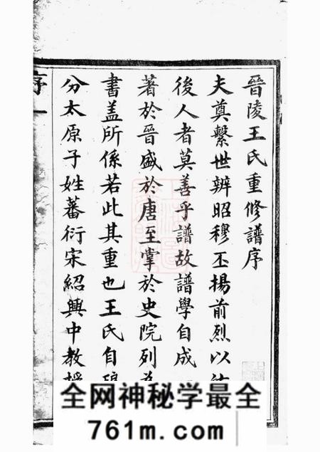 晋陵槐荫堂晋陵王氏宗谱二十八卷