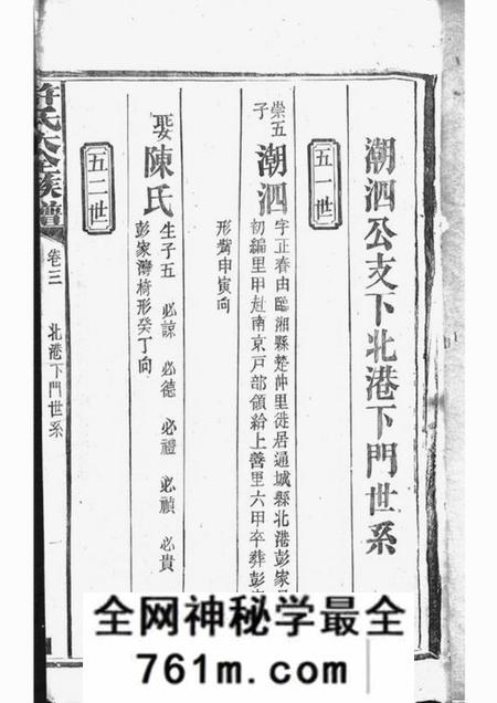 许氏大全族谱
