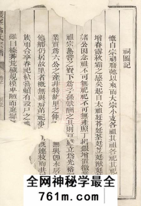 常山双峰翁氏宗谱不分卷