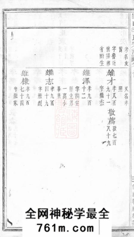 义乌龟山季氏宗谱