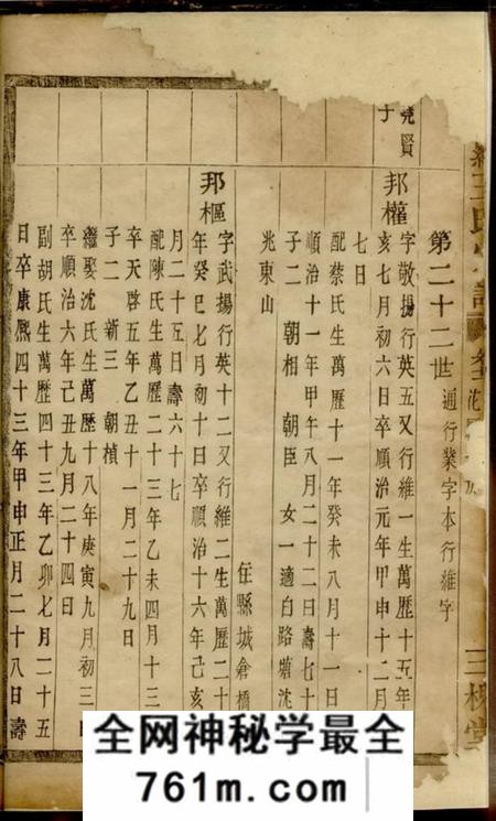萧山三槐堂苎萝王氏宗谱