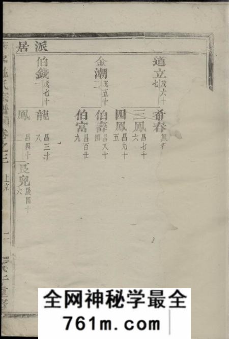 金华华峰施氏宗谱
