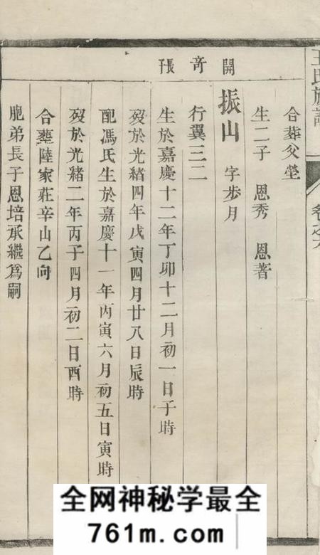 江苏王氏族谱