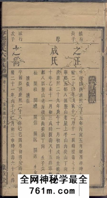 宁乡豫章堂宁乡罗氏六修族谱