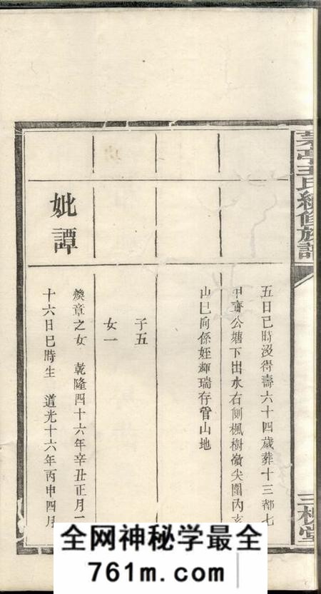 湘潭三槐堂中湘茅亭王氏续修族谱