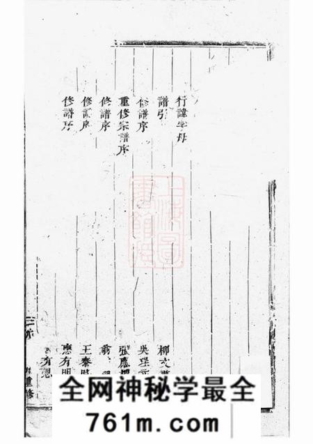 浦阳人峰洪氏宗谱六卷