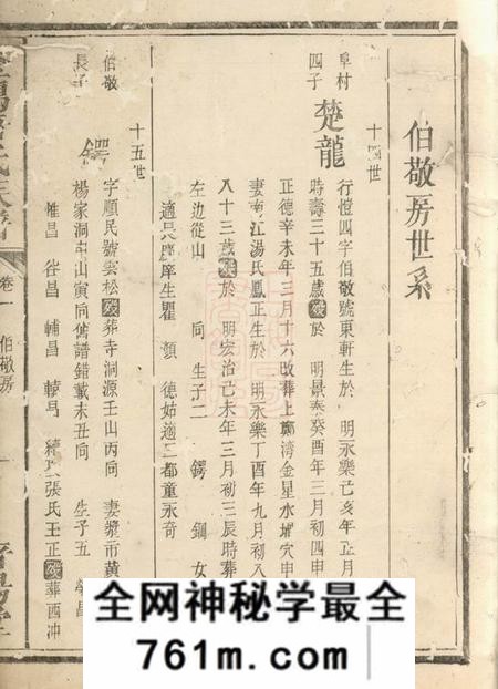 平江晋阳堂金鸡唐氏族谱