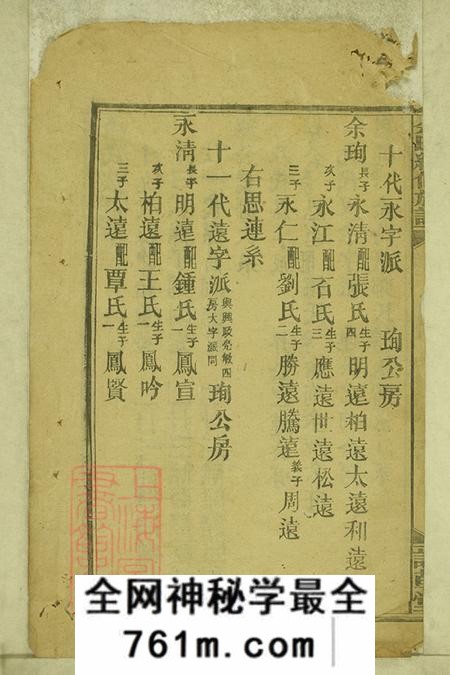 湖南辰溪谏草堂辰溪桐玉里余氏续修族谱