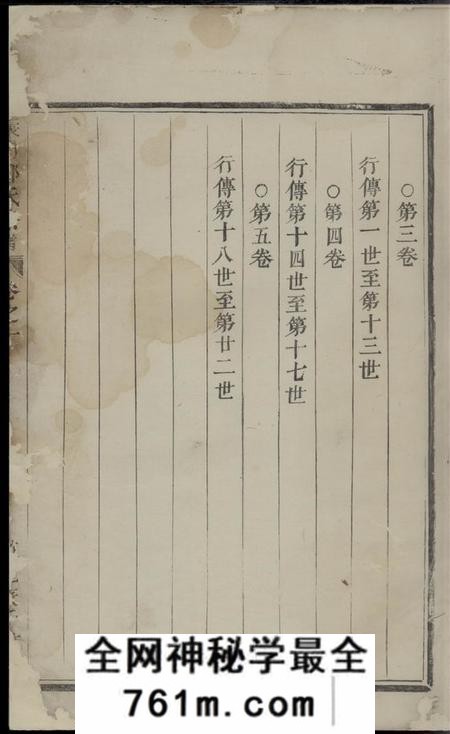 义乌义门郑氏宗谱五卷
