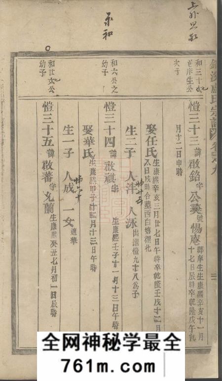 东阳锦溪卢氏宗谱