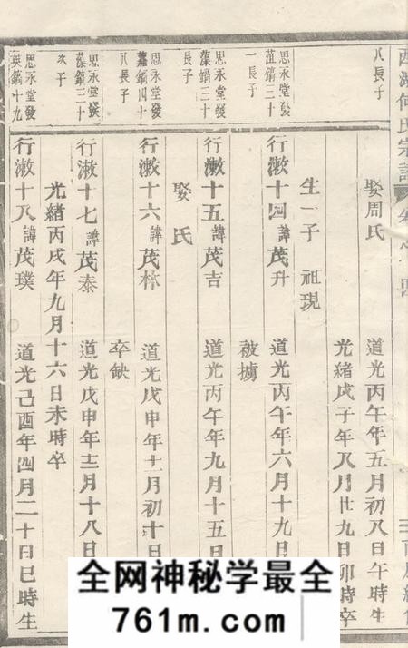 西湖何氏宗谱